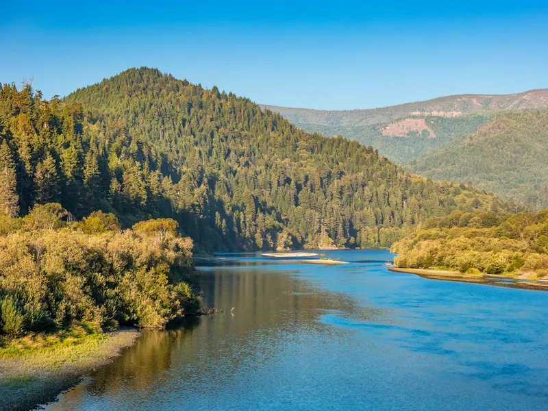 Klamath River Redwood National Park California