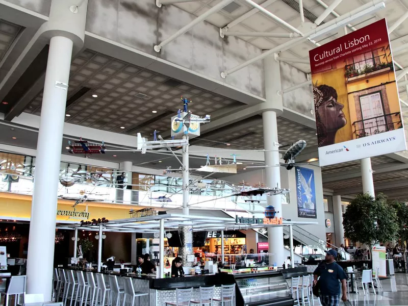 Inside Charlotte Douglas International Airport (CLT)