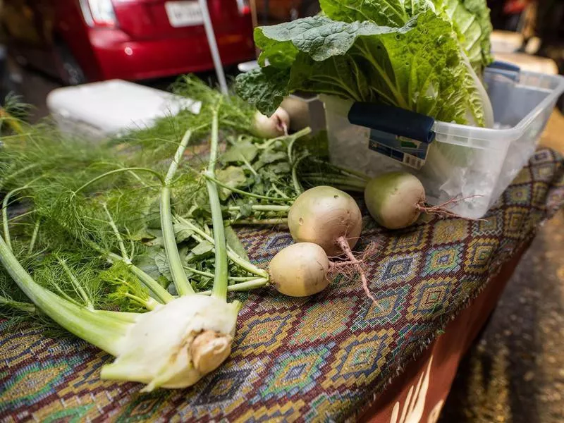 Vegetables at Lake Walk Town Center Market