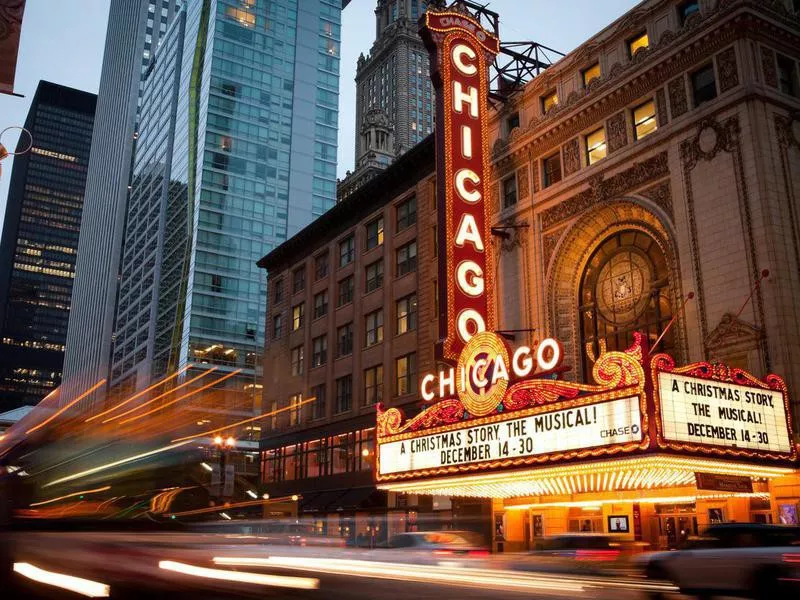 Chicago Theater sign