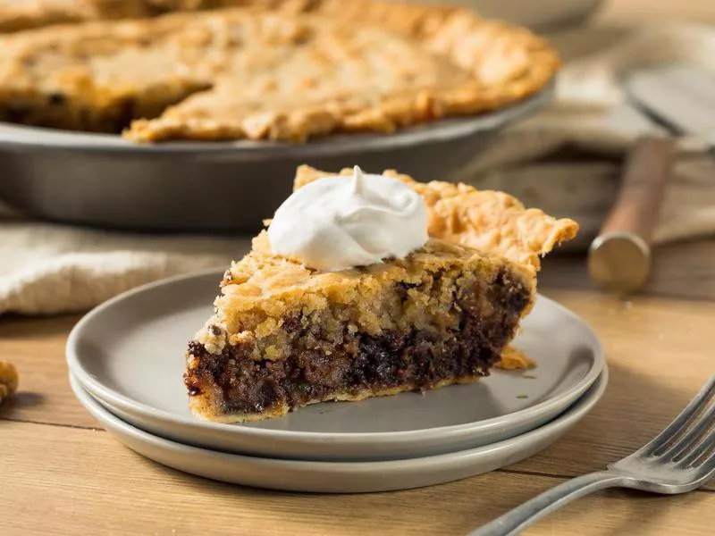 Homemade Chocolate Walnut Derby Pie