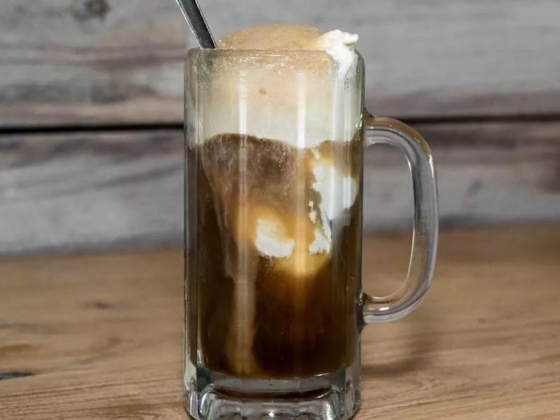 Root beer float