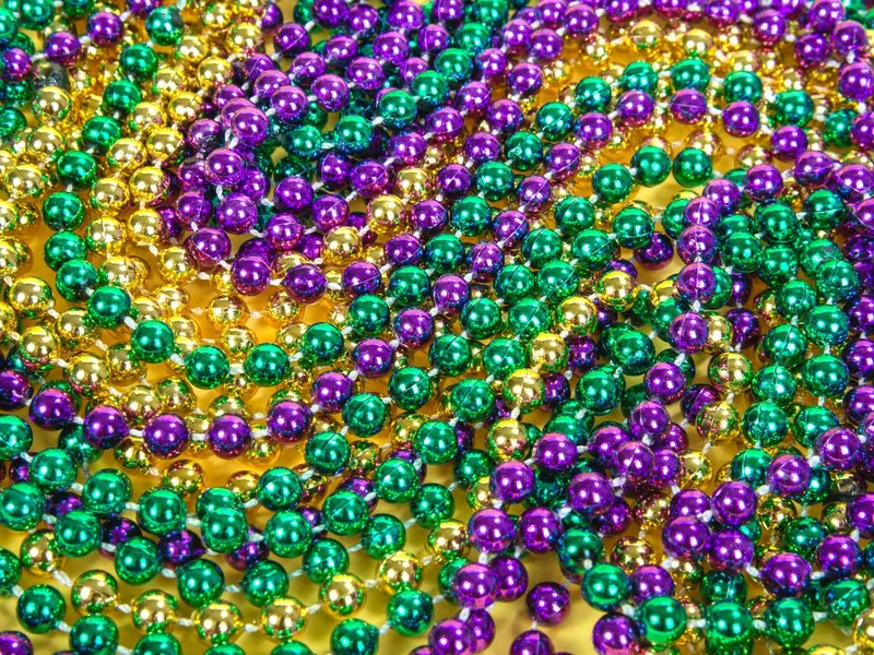 Mardi Gras beads