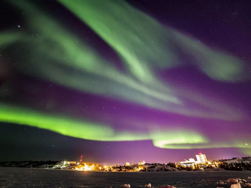 Northern Lights over Yellowknife