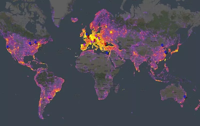 heat map