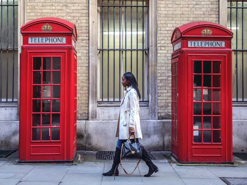 London telephone booths