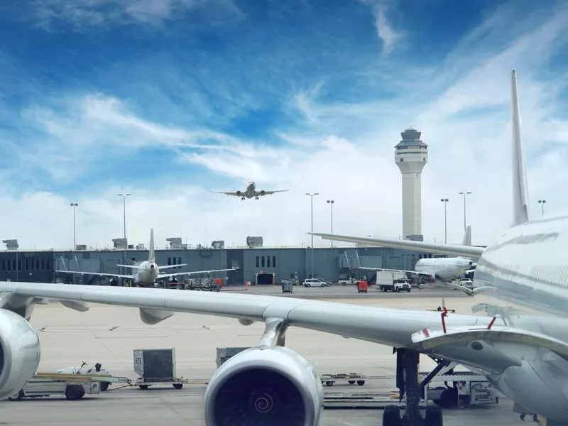 Dulles Airport in Washington DC, USA