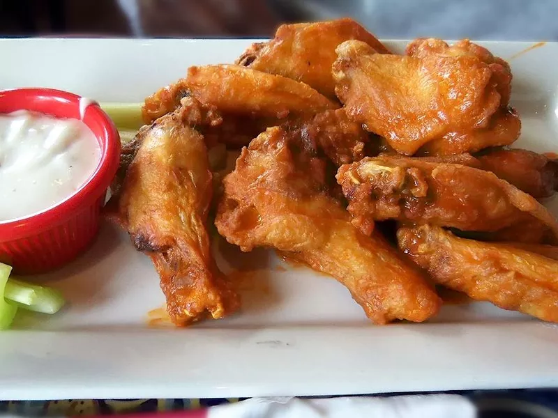 Chili's Buffalo wings with bone