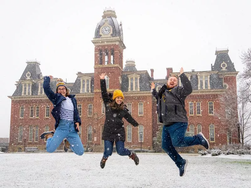 Students at West Virginia University