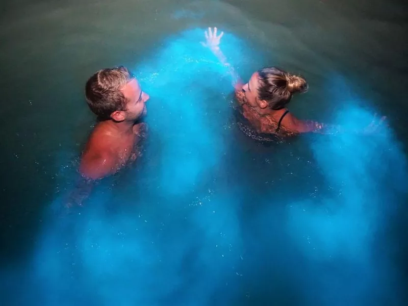 Swimming in Jamaica's Luminous Lagoon