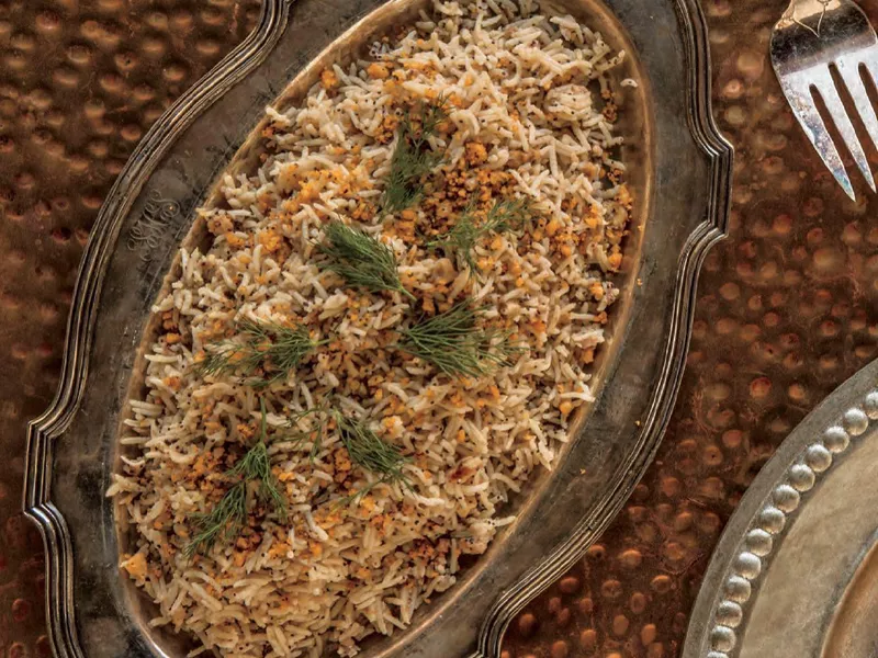 Poppy seed pilaf from Zahav, Philadelphia