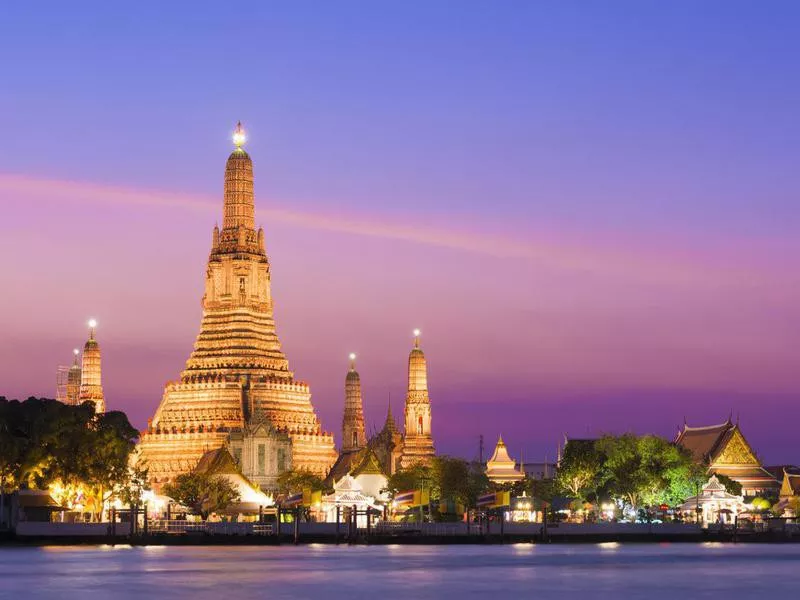 Wat Arun Temple in Bangkok, Thailand