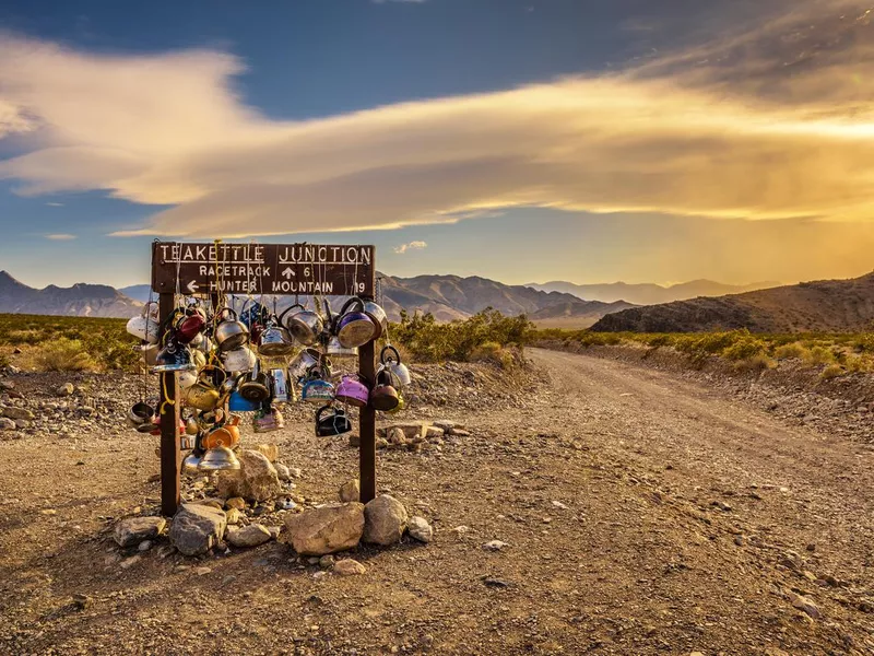 Teakettle Junction in Death Valley National Park, California