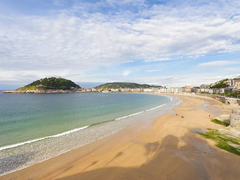 La Concha Beach, San Sebastian, Spain