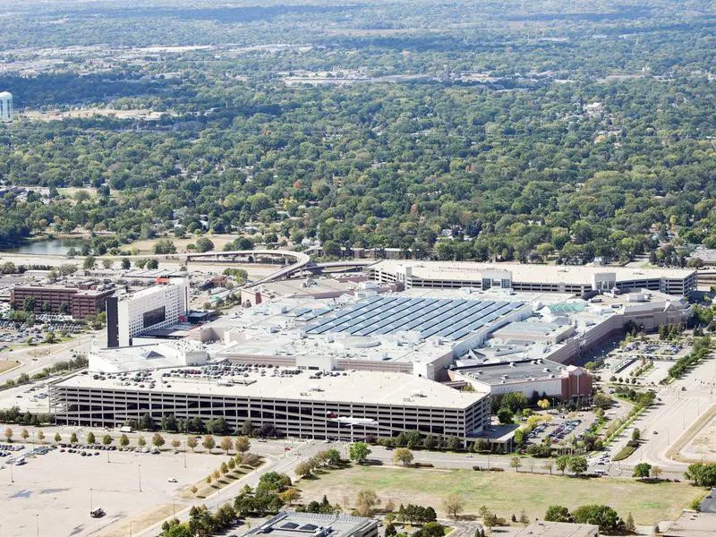 Aerial view of Mall of America