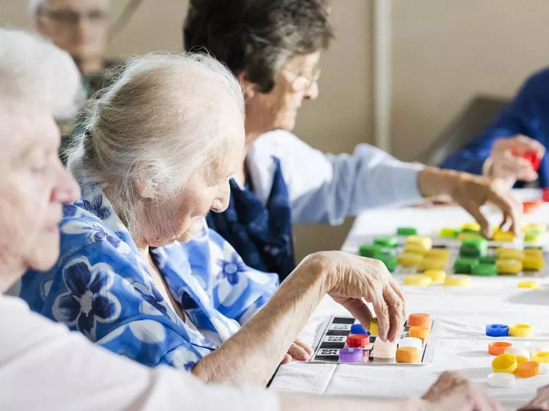 Women Playing Bingo