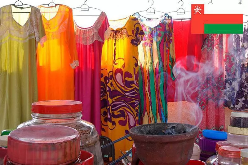 Women's market in Oman