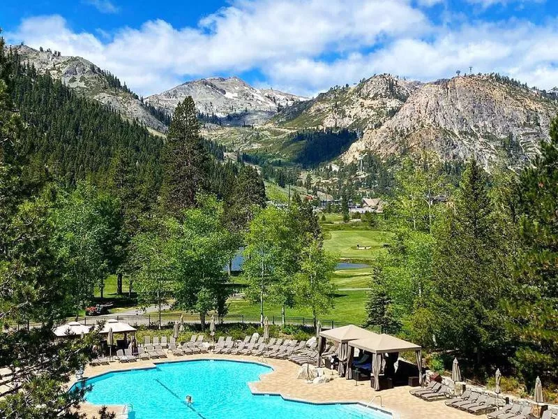 Resort at Squaw Creek in summer