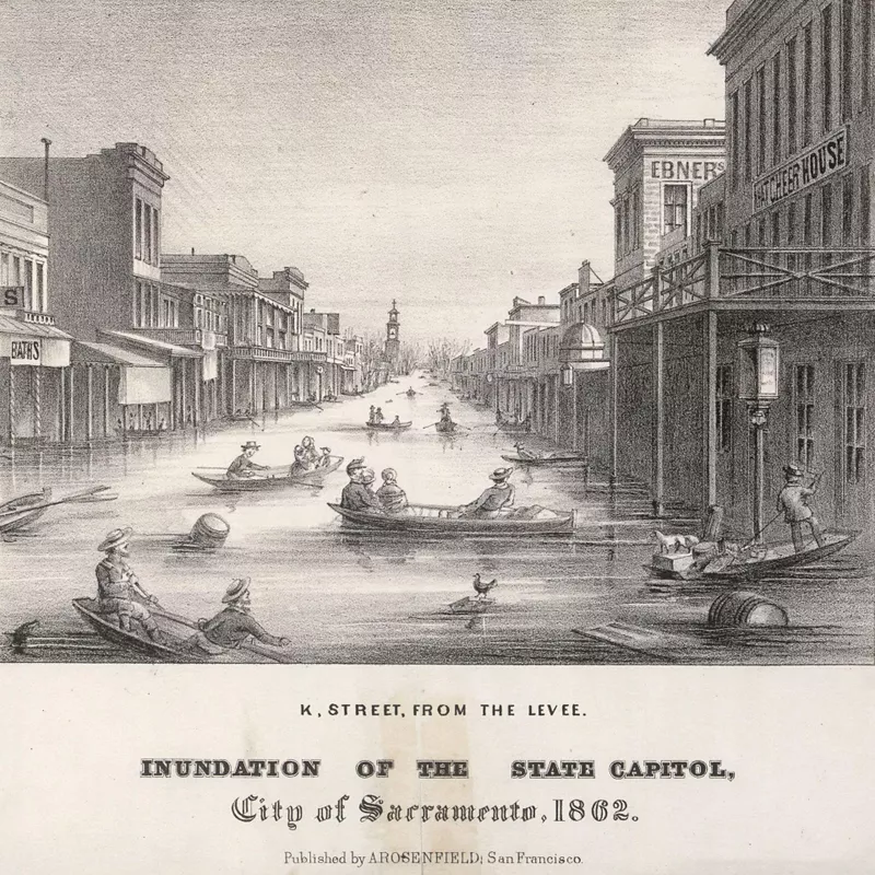 A flooded Sacramento