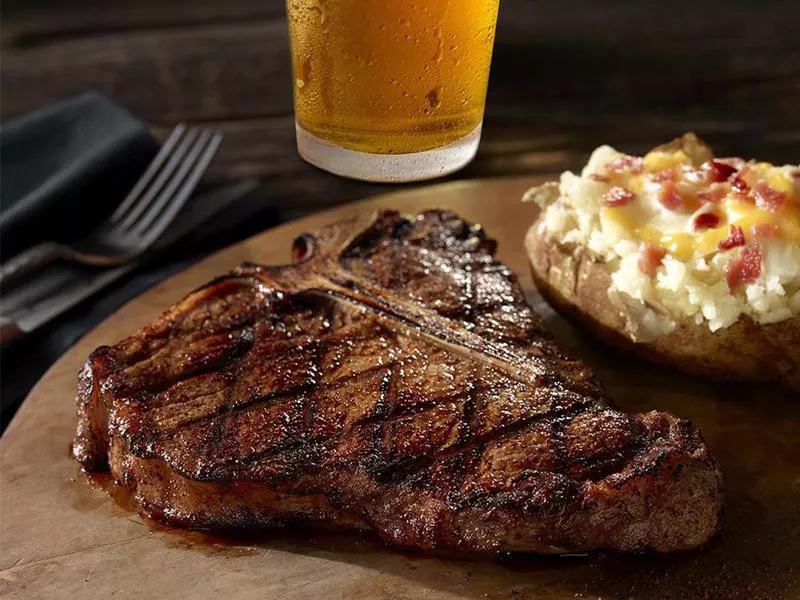 LongHorn Steakhouse food