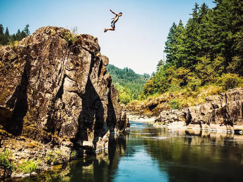 Cliff Jumping