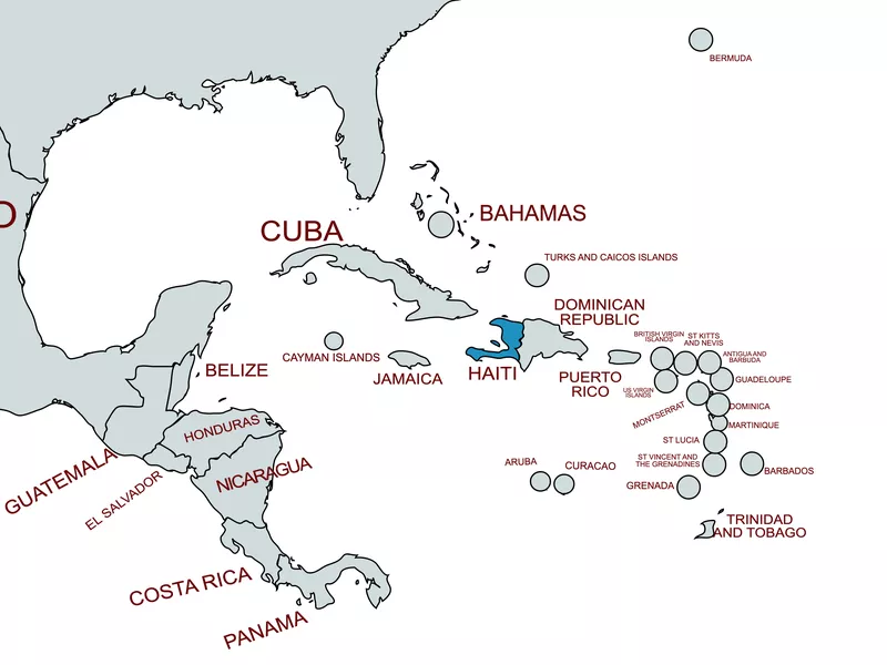 Haiti map