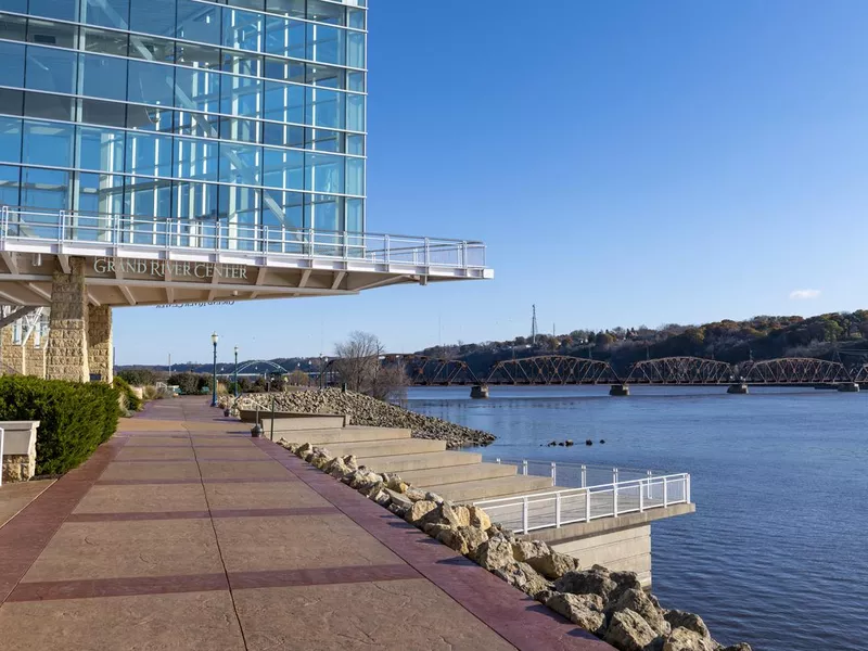 Mississippi Riverwalk in Dubuque, Iowa