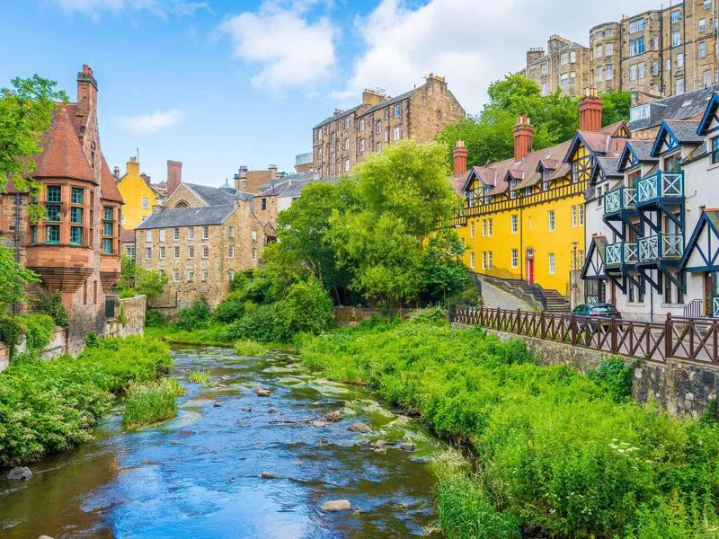 Dean Village in Edinburgh