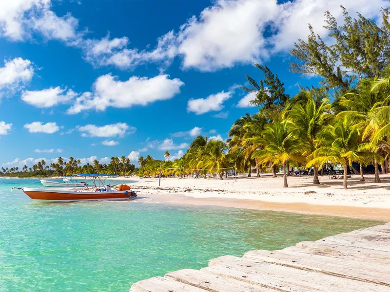 Caribbean beach in Dominican Republic