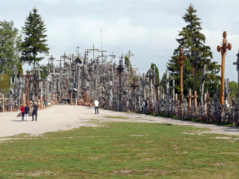 Hill of Crosses in Lithuania