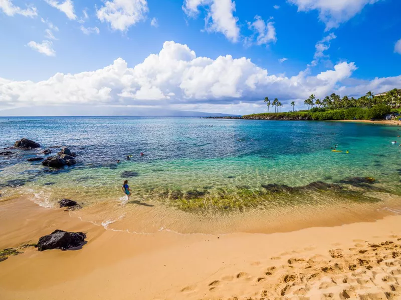 Kapalua beach bay, Maui