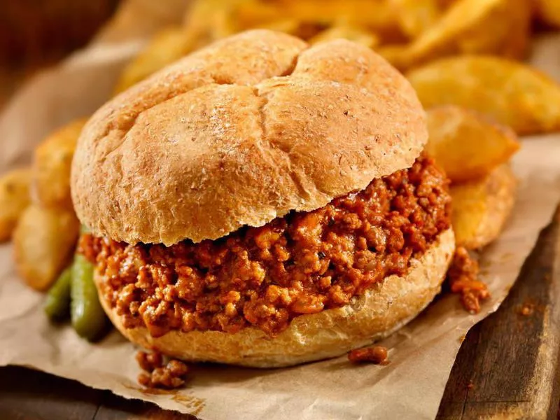 Sloppy Joe sandwich