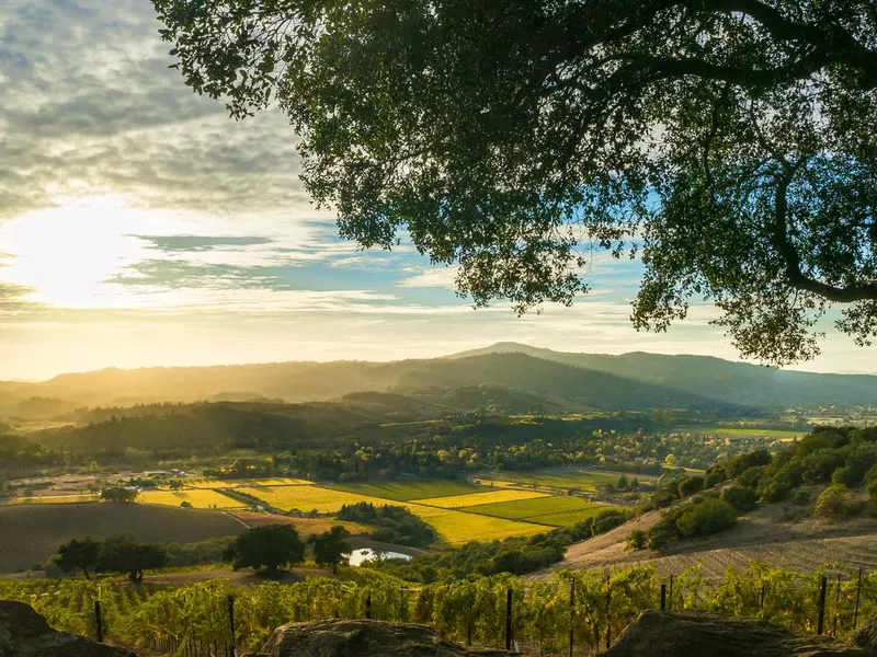 Sunset at Sonoma California