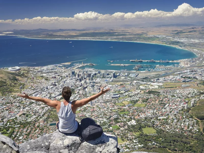 View of Cape Town from Table Mountain