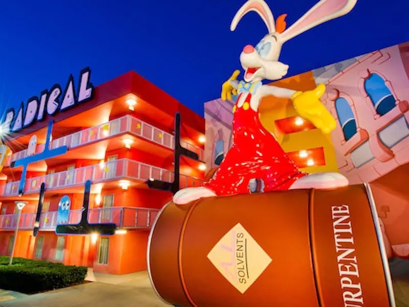 Pop Century Roger Rabbit entrance