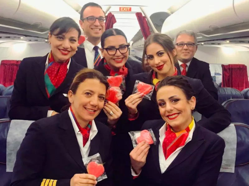 Air Malta flight attendants