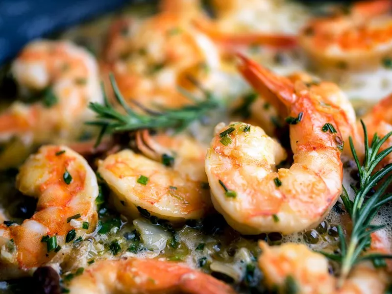 Peppered shrimps in Jamaica