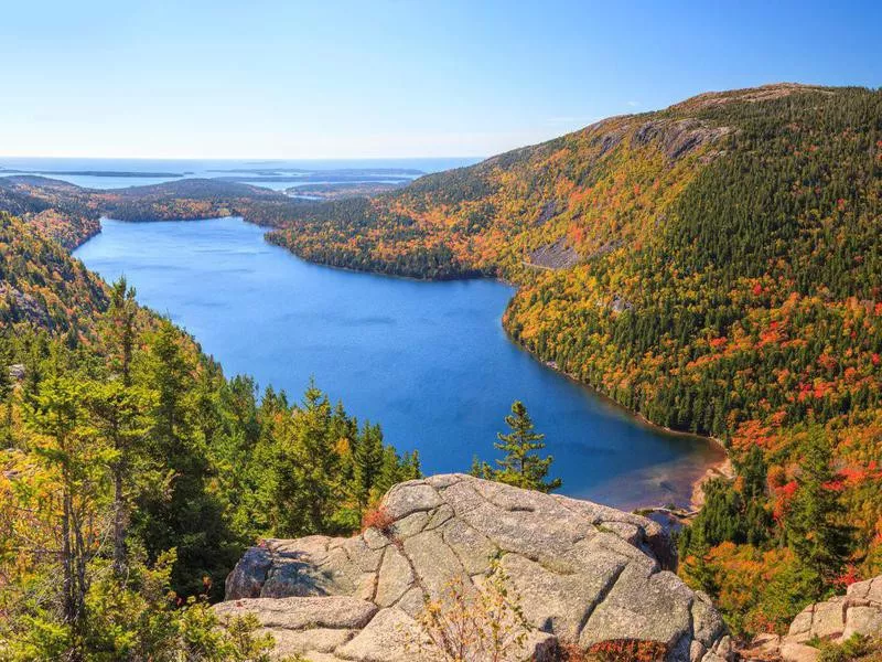 Jordan Pond in Acadia National Park, Maine