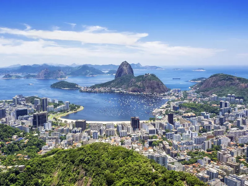 Sugarloaf Mountain in Rio de Janeiro, Brazil