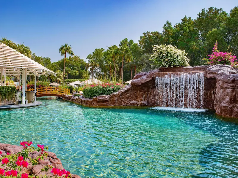 Pool at the Ritz-Carlton in Doha, Qatar