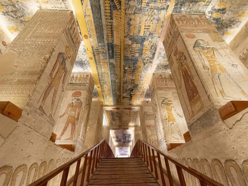 Tomb of Ramses V and Ramses VI (KV9), Valley of the Kings, Egypt