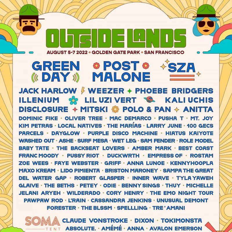 Outside Lands lineup