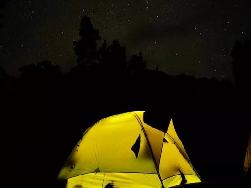 Night camping in Big Sur