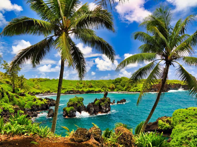 Waianapanapa State Park in Maui