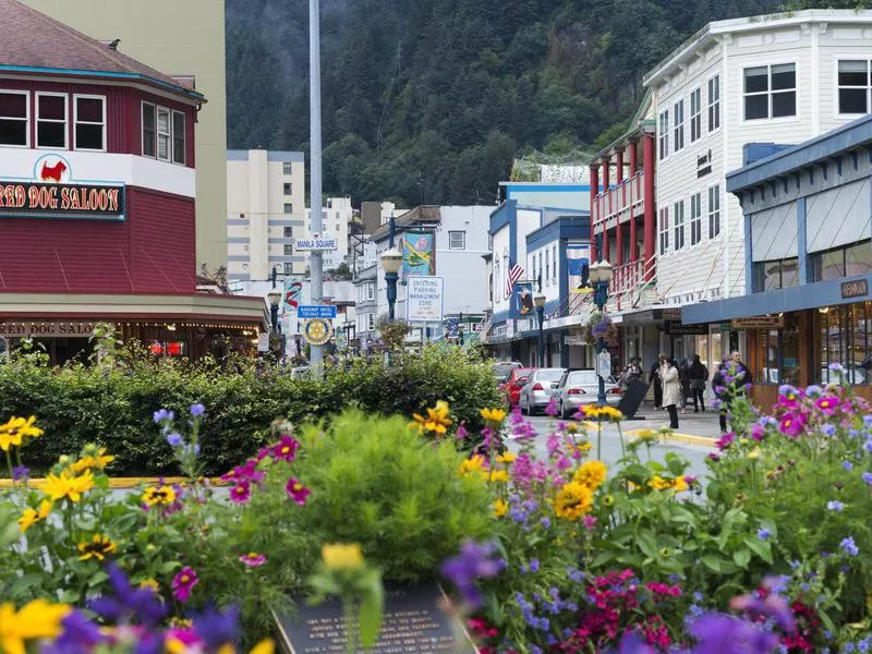 juneau, Alaska in the spring