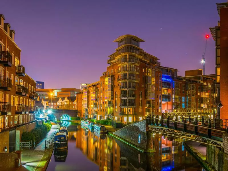 Birmingham at night