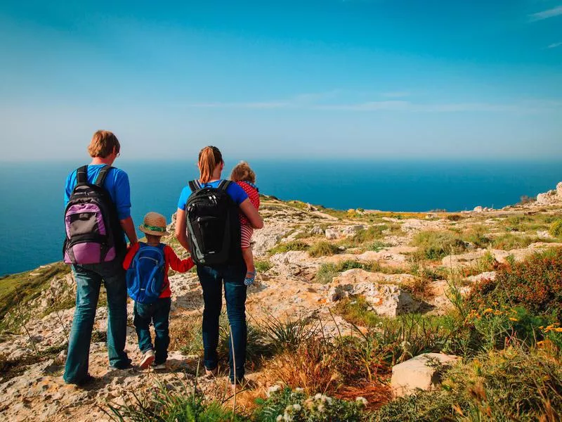 Family in Malta