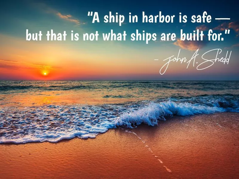 John A. Shedd ship metaphor