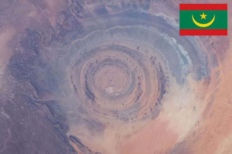 Richat Structure in Mauritania