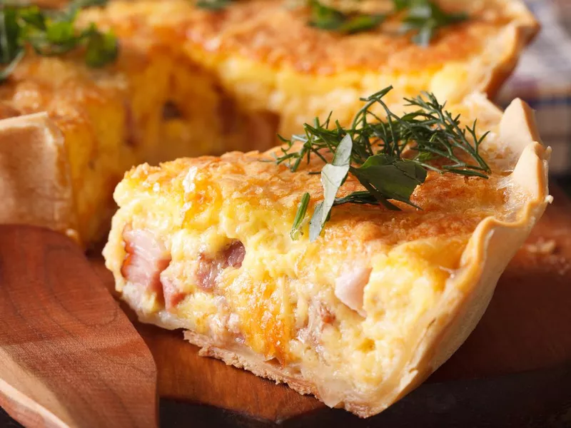 French quiche Lorraine